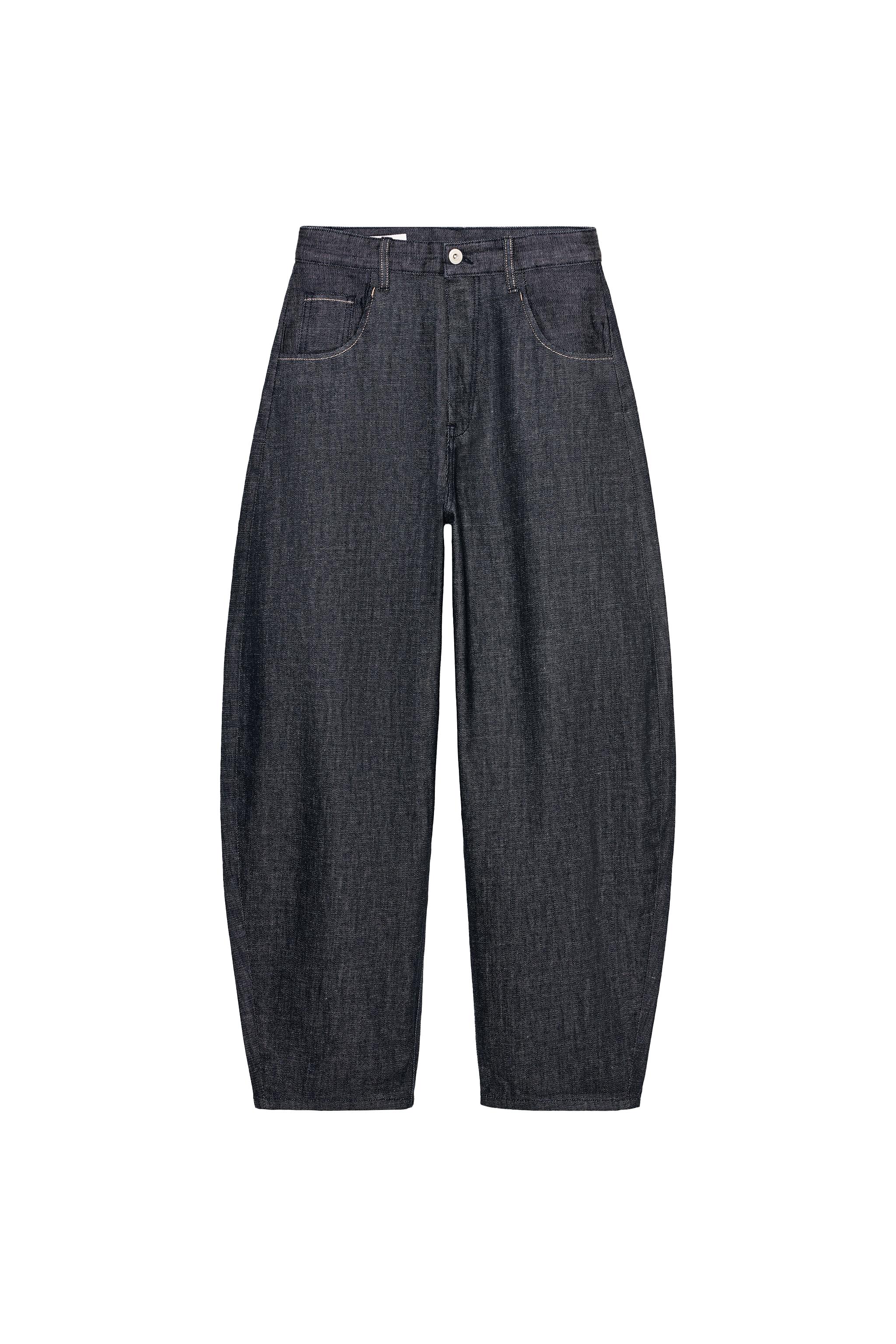 TRF HI-RISE BARREL JEANS